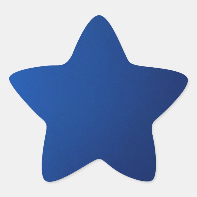 Stickers Blue Star Gradient (Devant)