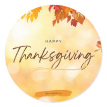 Stickers bon thanksgiving