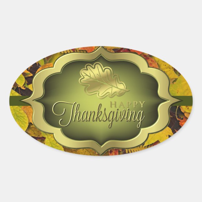 Stickers - Bon thanksgiving automnal (Devant)