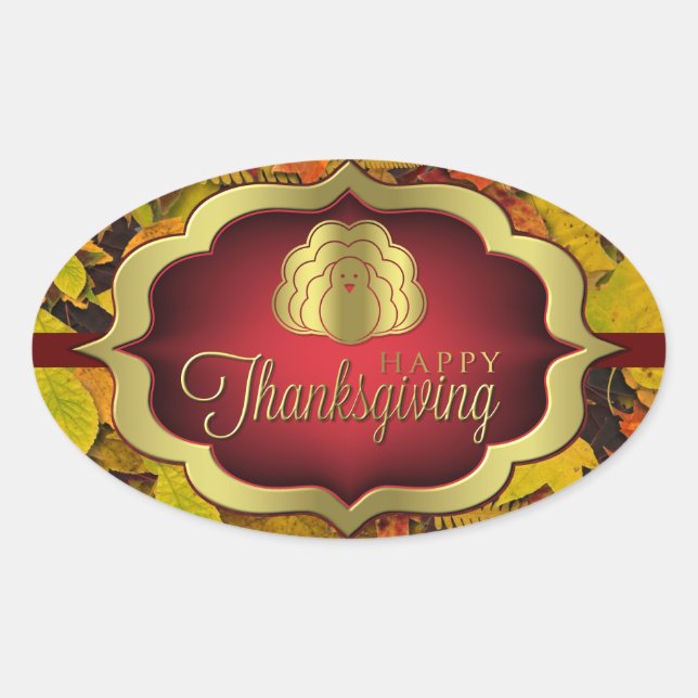 Stickers - Bon thanksgiving automnal (Devant)