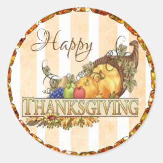 Stickers bon thanksgiving Cornucopia