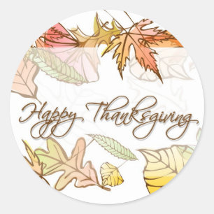 Stickers - Bon thanksgiving Feuilles d'automne 2