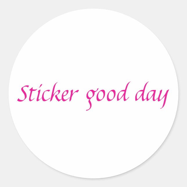 Stickers bonne journée (Devant)