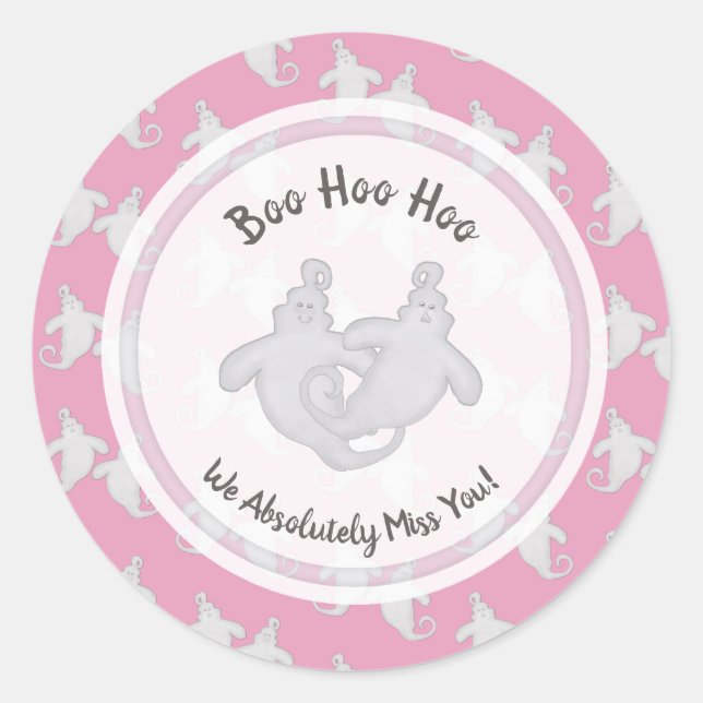 Stickers Boo Hoo Ghost (Devant)