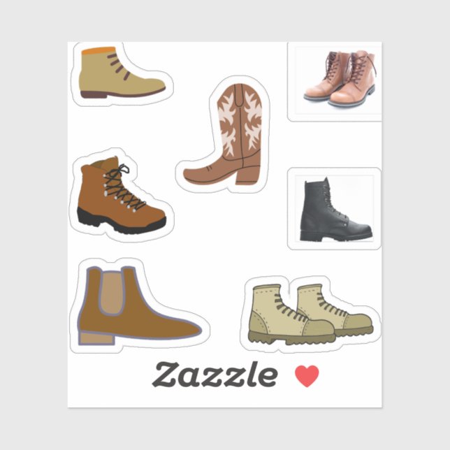 Stickers Boot Homme (Feuille)