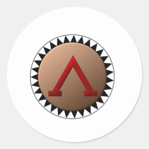 Stickers Bouclier spartiate