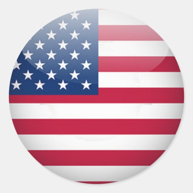 Stickers Bouton USA 1½ pouces (feuille de 20) (Devant)