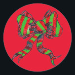 Stickers Bow Christmas<br><div class="desc">N'oubliez pas ces autocollants de Noël Bow ! Parfait pour ceux d'entre nous qui n'aiment pas faire du cadeau.</div>