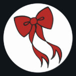 Stickers Bow Christmas<br><div class="desc">Ces autocollants de vacances ont un grand arc rouge. Utilisez ces autocollants pour les livres à gratter,  scrapbooking,  enveloppes,  scellés d'enveloppe,  invitations,  etc... </div>