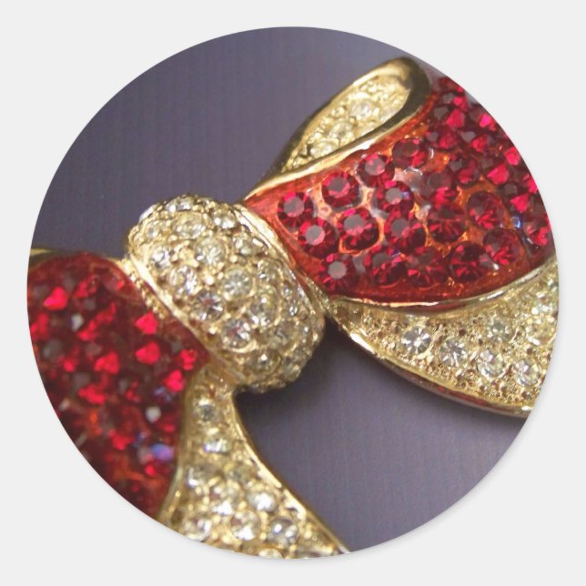 Stickers Bow Ruby (Devant)