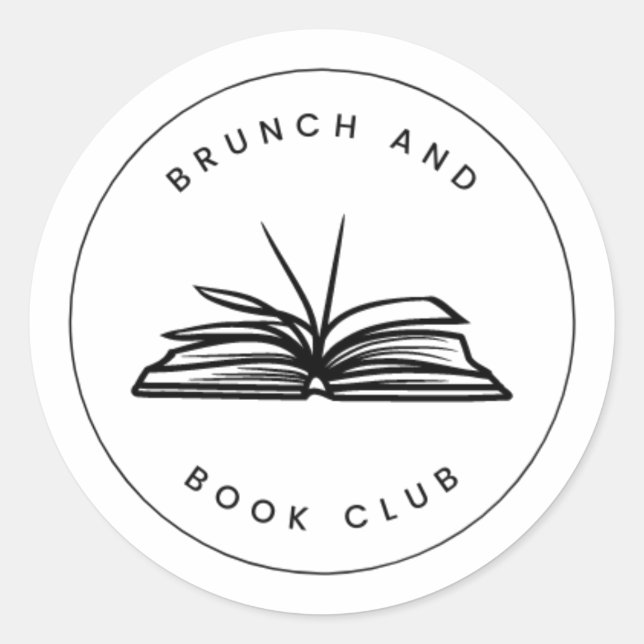 stickers Brunch et Book Club (Devant)