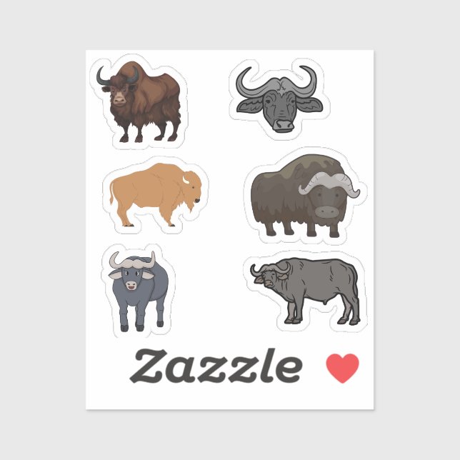 Stickers Buffalo (Feuille)