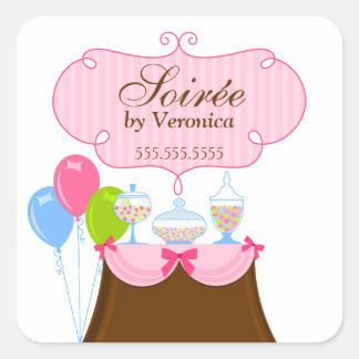 Stickers Buffet de bonbons et Tables de dessert