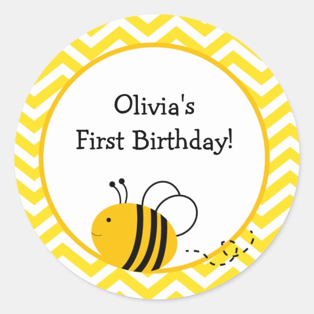 Stickers Bumble Bee Favoriser (Devant)