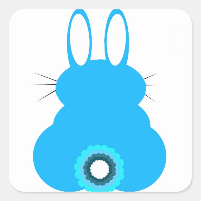 Stickers Bunny Bleu (Devant)