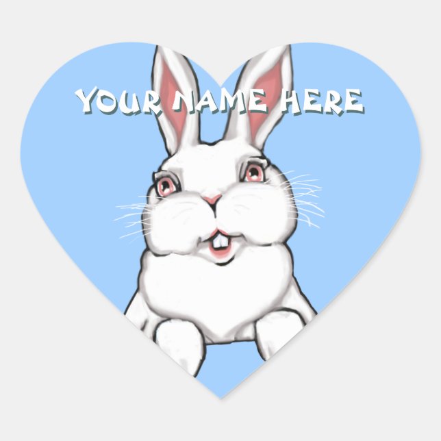 Stickers Bunny de Pâques Stickers personnalisés de (Devant)