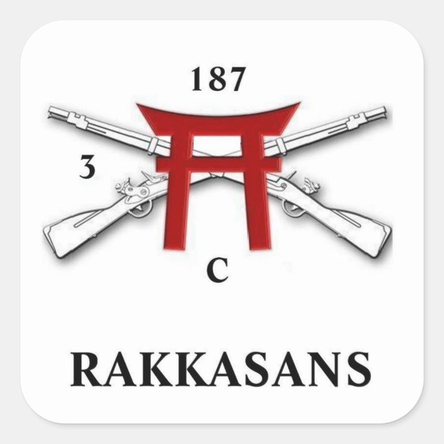 Stickers C Co 3D BN 187E INFANTERIE (Devant)