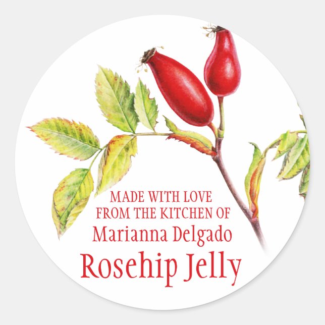 stickers cadeau Rosehip Jelly rond (Devant)