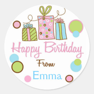 Stickers Cadeaux d'anniversaire de Littlebeane