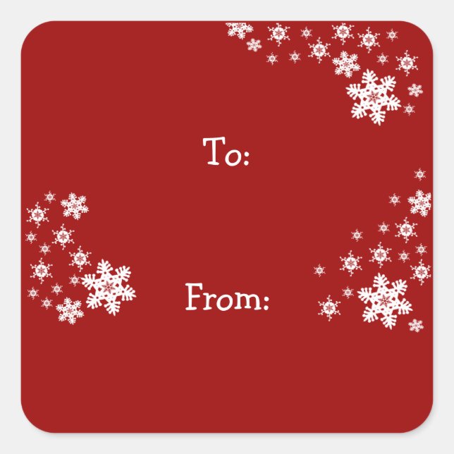 Stickers cadeaux de Noël (Devant)