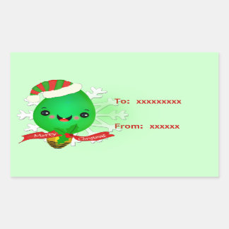 Stickers cadeaux Noël Light Kawaii Retro