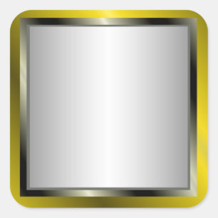 Stickers Cadres Argent Et Or