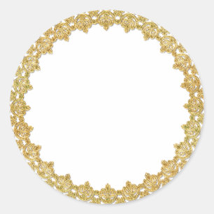 Stickers Cadres Or Personnalisables