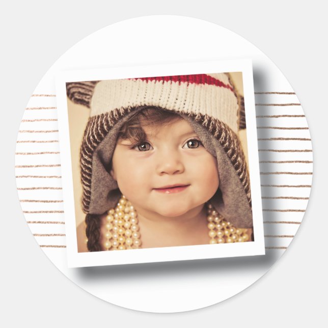 Stickers Cadres photo de Noël en Bronze (Devant)