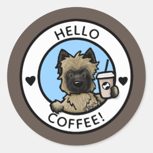 Stickers café KiniArt Cairn Terrier