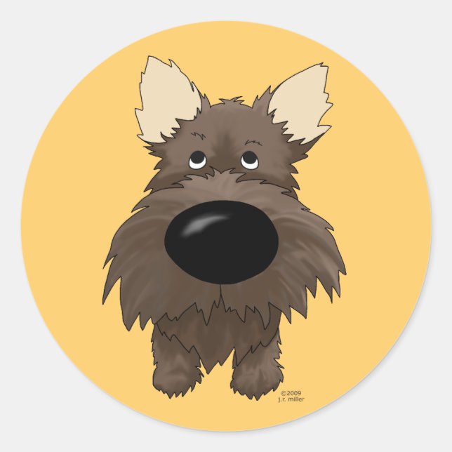 Stickers Cairn Terrier (Devant)