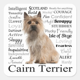 Stickers Cairn Terrier Breed Traits