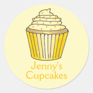 Stickers Cake Cupcake Cuisinier Personnalisé