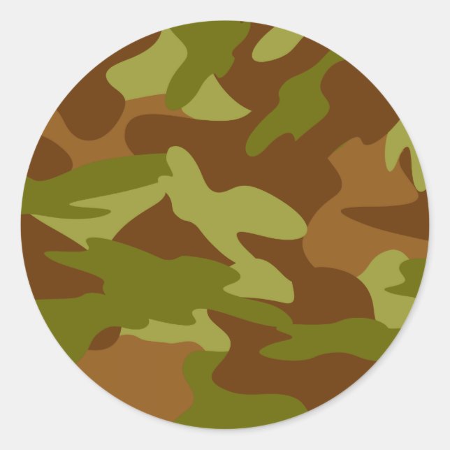 Stickers Camo Olive / Sceau de Heard_ (Devant)
