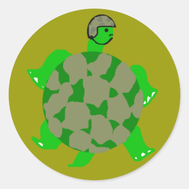Stickers Camo Turtle (Devant)
