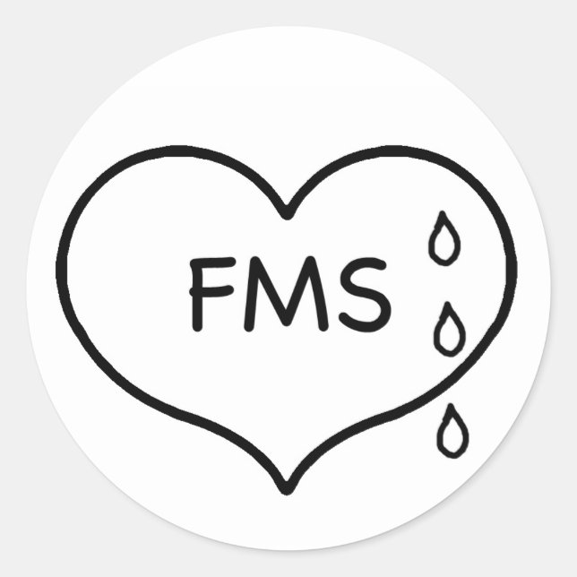 Stickers Campagne Fibromyalgie Humanity (Devant)