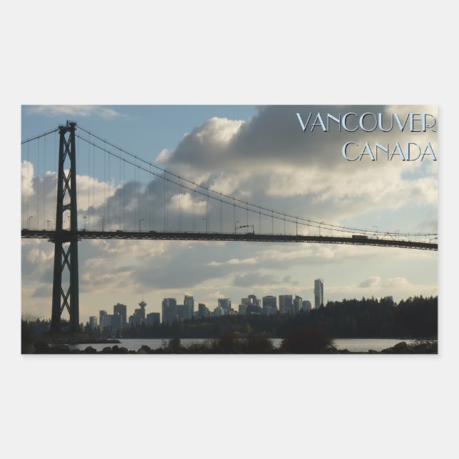 Stickers Canada de Vancouver Lions Gate Souvenirs (Devant)