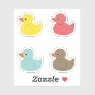 Stickers Canard en caoutchouc