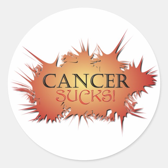 Stickers Cancer Sucres (Devant)