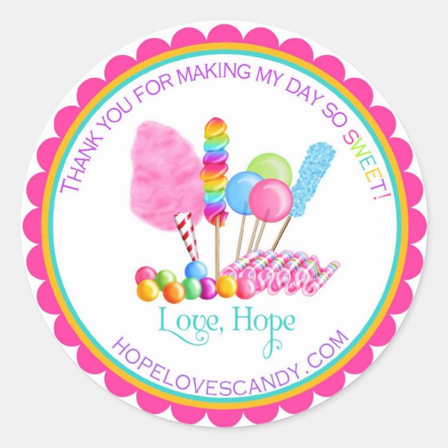 Stickers Candy Circus (Devant)