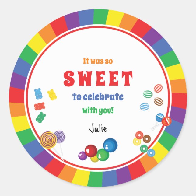 Stickers Candyland (Devant)