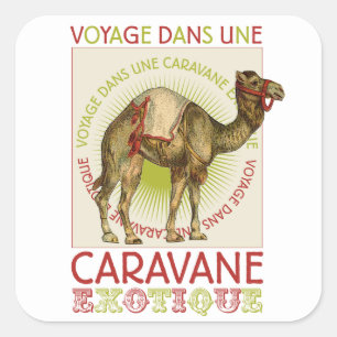 Stickers Caravane Exotique