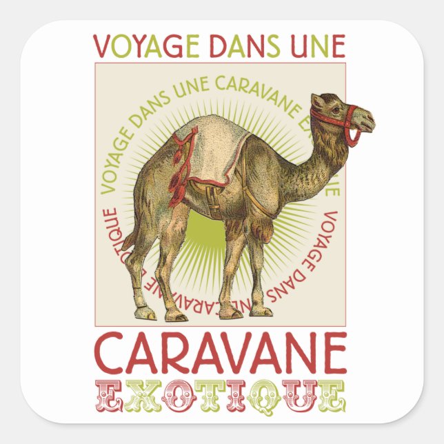 Stickers Caravane Exotique (Devant)