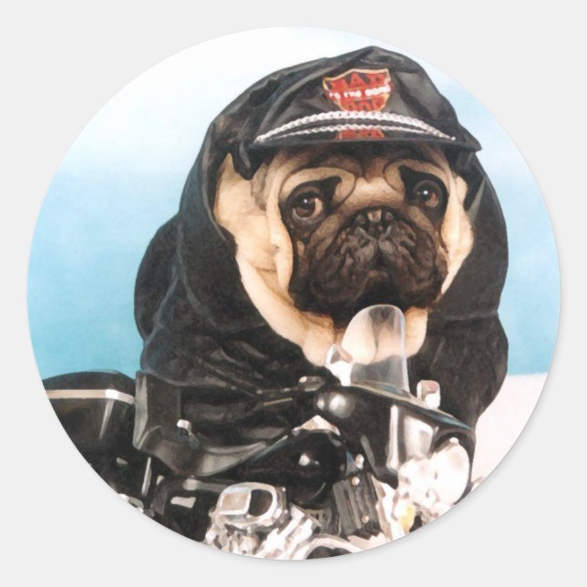 Stickers carlin Biker (Devant)