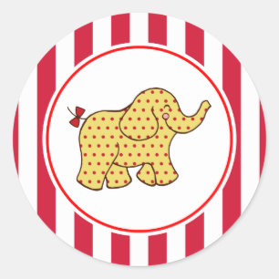 Stickers Carnival Circus Elephant Party