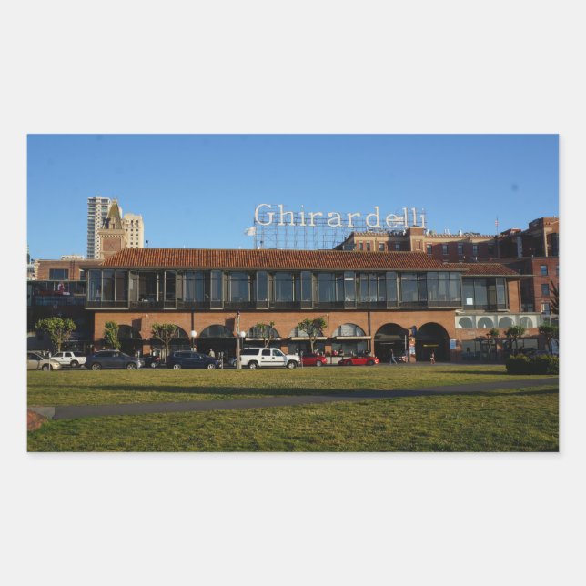 Stickers Carré #2 de San Francisco Ghirardelli (Devant)