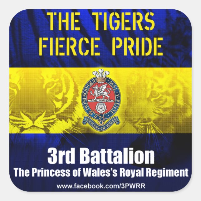 Stickers Carré 6 x 3PWRR (Devant)