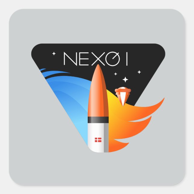 Stickers carré avec Patch Mission Nexø I (Devant)
