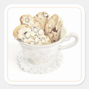 Stickers Carré BISCOTTI 3"