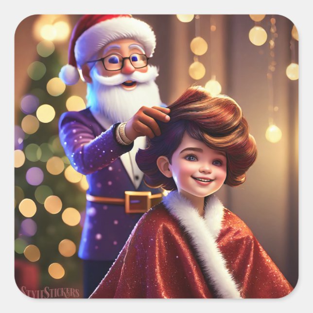 Stickers Carré Classic Round Corner (Devant)