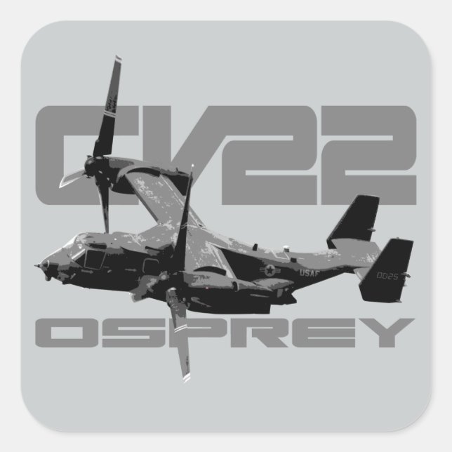 Stickers Carré CV-22 OSPREY (Devant)
